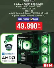 MONSTER TULPAR TD3 V1.1.2.3 OYUN BİLGİSAYARI fiyat ve kampanya bilgisi